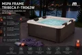 Produktbild: mSpa Whirlpool Whirlpool TRIBECA 2026 XXL 6P. - ganzjährig Outdoor Pool - F-TR062W, UVC+, NEU 2026, 120 Luftdüsen, Schnellheizsystem, App-Steuerung
