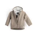 Produktbild: Ehrenkind® Walkjacke Beige Gr. 98/104 | Jacke für Kind aus Merino Schurwolle mit Reißverschluss | Walk Jacke für Baby