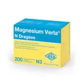 Produktbild: Magnesium Verla N Dragées – Der Klassiker bei Magnesiummangel, organische Magnesiumverbindungen für eine gute Bioverfügbarkeit, magensaftresistent & individuell dosierbar, 200 St