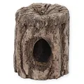 Produktbild: GarPet Aquarium Terrarium Deko Keramik Baumstumpf Höhle Reptilien Baumstamm Wurzel Ablaichröhre Fisch Ton Laichhöhle Versteck, Aquariumdekoration braun