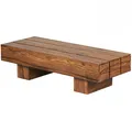 Produktbild: WOHNLING Couchtisch rechteckig Massivholz sheesham 120,0 x 45,0 x 30,0 cm, 1 St.