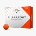 Produktbild: Callaway Supersoft 2025 Golfbälle 12 Stück Matt Orange