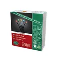Produktbild: Konstsmide Micro LED Lichterkette, gefrostet, verschweißt, 35 bunte Dioden, 30V Innentrafo, dunkelgrünes Kabel - 6342-520