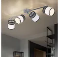 Produktbild: WOFI Deckenspot, Leuchtmittel nicht inklusive, Deckenleuchte 4 flammig Spotleuchte beweglich Deckenlampe
