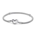Produktbild: Pandora Armband 592453C00 19 cm Moments Nieten-Kettenarmband 925/- Silber