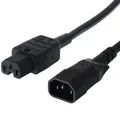 Produktbild: BACHMANN Verbindungskabel 230V 10A C14-C15 1m - Strom/Netzteil - Netzkabel, 356.1260