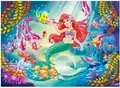 Produktbild: Lisciani 48069 Disney Puzzle Ariel - Rekreieren und Kolorieren Sie die Szenen Ihrer Lieblingsboxen - Ab 7 Jahren - GROSSFORMAT-PUZZLE mit 108 Teilen - fördert die Geschicklichkeit