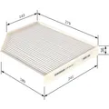 Produktbild: Bosch 1 987 435 016 Filter Innenraumluft für AUDI PORSCHE Innenraumfilter