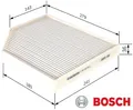 Produktbild: BOSCH 1987435016 Filter für Innenraumluft Innenraumfilter Filter