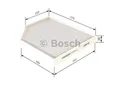 Produktbild: BOSCH 1 987 435 016 Innenraumfilter Filter Pollenfilter für AUDI PORSCHE