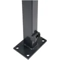 Produktbild: FLORAWORLD Zaunpfosten, Stahl, BxHxL: 15 x 10 x 89,3 cm - grau