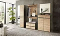 Produktbild: moebel-dich-auf Flur Garderobe Garderoben-Set Melbourne 5-TLG. in Artisan Eiche MDF/Graphit 255 x 192 x 38 cm