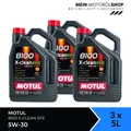 Produktbild: Motul 8100 X-clean EFE 5W-30 BMW LL04 Mercedes VW Opel Fiat 3x5 Liter = 15 Liter