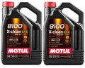 Produktbild: MOTUL 8100 X-CLEAN EFE 5W-30 Motoröl 2x5 Liter C2 C3 BMW LL-04 GM Opel VW FIAT
