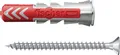Produktbild: Fischer Dübel-Set DuoPower S 6 x 30 mm mit Schraube - 12 Stück  Dübel