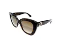 Produktbild: Gucci Unisex – Erwachsene GG0327S-002-52 Sonnenbrille, Dunkel Havana, 52