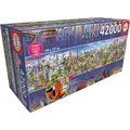 Produktbild: Educa 17570, Einmal um die Welt, 42000 Teile Puzzle 