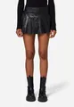 Produktbild: RICANO Lederrock Pleated Skirt Lederrock im Faltenrock-Stil mit Reißverschluss und Knopf am Bund
