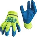 Produktbild: Arbeitshandschuhe Winter Gefüttert Warm Warngelb Gr 10 Herren Damen Montagehandschuh Gartenhandschuh Schutzhandschuhe En 388 / Ce-cat Ii / En 511