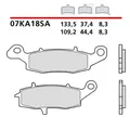 Produktbild: BREMBO VORDERRADBREMSBELAGE-KIT FUR KAWASAKI KLE VERSYS ABS 650 07-08-COD. 07KA1