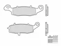 Produktbild: BREMBO Street Sintermetall Bremsbeläge - 07KA18SA 07KA18SA