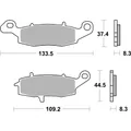 Produktbild: Gratisversand Neue Sinterbremsbeläge BREMBO 07KA18SA01 Für Motorrad