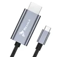 Produktbild: Reagle USB-C zu HDMI 2.1 Kabel - 8K@60Hz & 4K@165Hz, 48Gbps, HDR, Plug & Play, 2m, Kompatibel mit Mac, Tablet & Smartphone