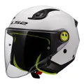Produktbild: LS2 OF622 Funny 2 Solid White Gr, S Kinder Jethelm Motorradhelm mit Visier