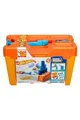 Produktbild: Hot Wheels GCF91 - Track Builder Fässer-Stunt Box und Starter, Spielzeug Autorennbahn ab 6 Jahren