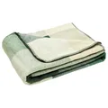 Produktbild: Wohndecke Tagesdecke Sofadecke mit Karos Grün Creme 150 x 200 cm