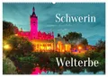 Produktbild: Schwerin - Welterbe (Wandkalender 2026 DIN A2 quer), CALVENDO Monatskalender: Seit dem 27.07.2024 befindet sich das Schweriner Residenzensemble auf der Welterbeliste der UNESCO. (CALVENDO Orte)