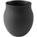Produktbild: Villeroy & Boch Vase Collier Noir, Schwarz, Keramik, bauchig, 16.5x17.5x16.5 cm, zum Stellen, Dekoration, Vasen, Keramikvasen