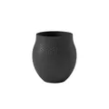 Produktbild: Villeroy und Boch Collier Noir Vase Perle No. 1, 16,5 x 16,5 x 17,5 cm, Premium Porzellan, Schwarz