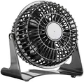 Produktbild: Sichler Haushaltsgeräte Kleiner Tischventilator: Kompakter Tisch-Ventilator VT-111.T, 14 Watt, Ø 11 cm (Tischlüfter, Kompakter Tischventilator, Turmventilator)