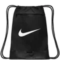 Produktbild: Nike Brasilia 9.5 Sportbeutel Black/Black/White 18 L - Weiß/Dunkelblau/Schwarz