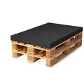 Produktbild: TexDeko Palettenkissen BEZUG (NUR BEZUG) für Palettenpolster, Palettenkissen, In- & Outdoor geeignet, Top Qualität schwarz 120 cm x 80 cm x 20 cm