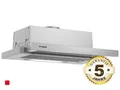 Produktbild: Bosch DFT63AC50 Flachschirmhaube 60 cm Silber Dunstabzugshaube Abluft/Umluft