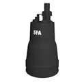 Produktbild: SFA – Sanipuddle – Tauchpumpe – Klarwasserpumpe – Sofort betriebsbereit – Trocknet bis 1 mm Restwassertiefe – Doppelte Gleitringdichtung – Becken & Kleine Räume – Ø 15 x 29 cm – Deutsche Qualität