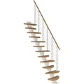 Produktbild: Dolle Mittelholmtreppe Berlin Eiche GH bis 270 cm Variabel 64 cm FSC