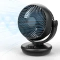 Produktbild: Dreamhigh® Tischventilator Sehr Leise – 35 dB Ultra-Leiser Tisch Ventilator mit 3 Geschwindigkeiten, 70° Oszillation & 100° Neigung, 35 W Energiesparend für Büro & Schlafzimmer