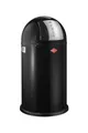 Produktbild: Abfalleimer WESCO PUSHBOY schwarz BHT 40.20x77x40.20 cm schwarz Mülleimer