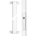 Produktbild: Abus Fenster Stangenschloss FOS550 gleichsperrend - Fenstergriff abschließbar - Fenstersicherung mit 2-Punkt Verriegelung für Fenster- und Balkontüren, weiß