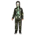 Produktbild: Kinderoverall Skelett, grün