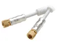 Produktbild: Vivanco HQ SAT Anschlusskabel F-Stecker <-> F-Stecker, 110dB, 3,0m, weiß