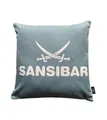 Produktbild: Sansibar Sylt Dekokissen Outdoor Kissen Sansibar (1 Stück), Logodruck, 45x45 cm, Kissenfüllung, Outdoor geeignet, wasser- und schmutzabweisend