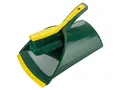 Produktbild: BÜMAG eG Krallen-Kehrgarnitur 2-teiliges Set aus Kunststoff-Schaufel und Krallen-Handfeger- GRÜN/GELB