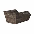 Produktbild: Heckkorb Basil Cento Rattan Kunststoffgeflecht Schwarz (43x32x25cm) (mit Befesti