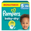 Produktbild: Pampers Baby Dry Gr. 5 Junior 11-16kg Windeln, 174 Stück, Monatsbox