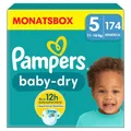 Produktbild: Pampers Windeln - Baby Dry Gr.5 Junior 11-16kg - Monatsbox - 174St.