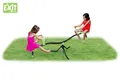 Produktbild: EXIT Spinner Wippe 48.01.10.00 Karusselwippe Gartenwippe Wippe Kinderwippe